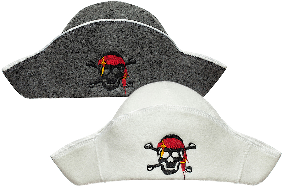 шапка для бани Пират